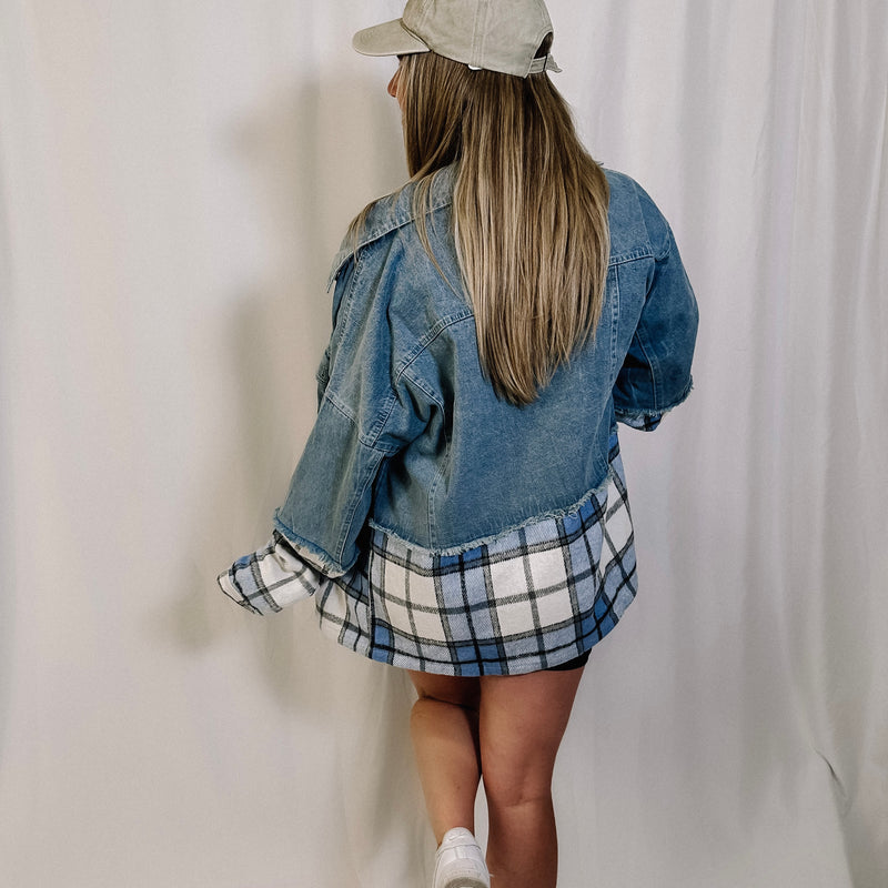 Always Winning Oversized Denim Jacket