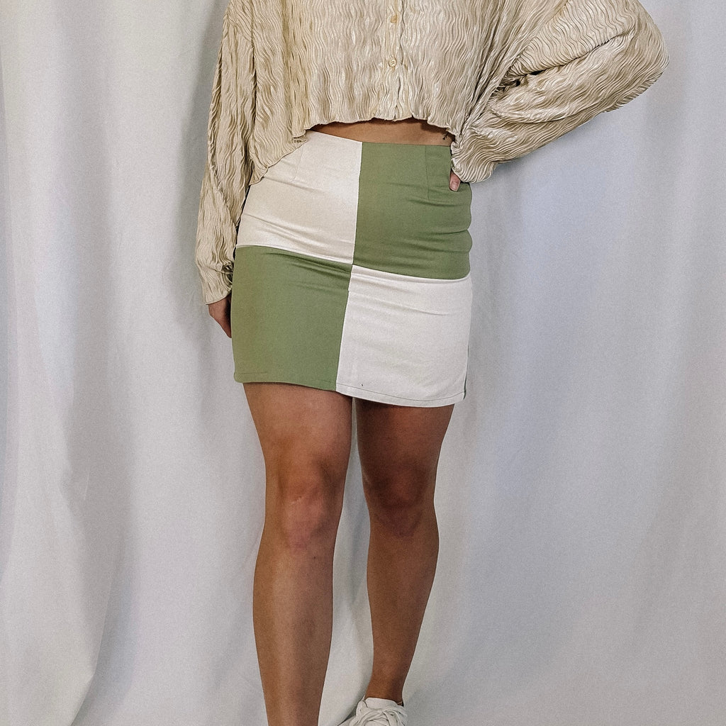 Here & There Mini Skirt