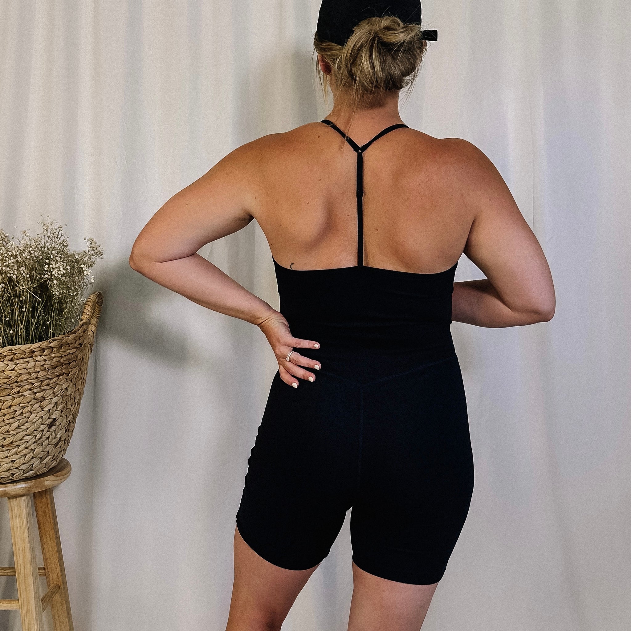 Backstory Fitted Romper - LAST ONE