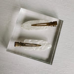 Crease Free Hair Clips Set - Pearl - LAST ONE