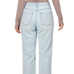 Lena Distressed Straight Denim