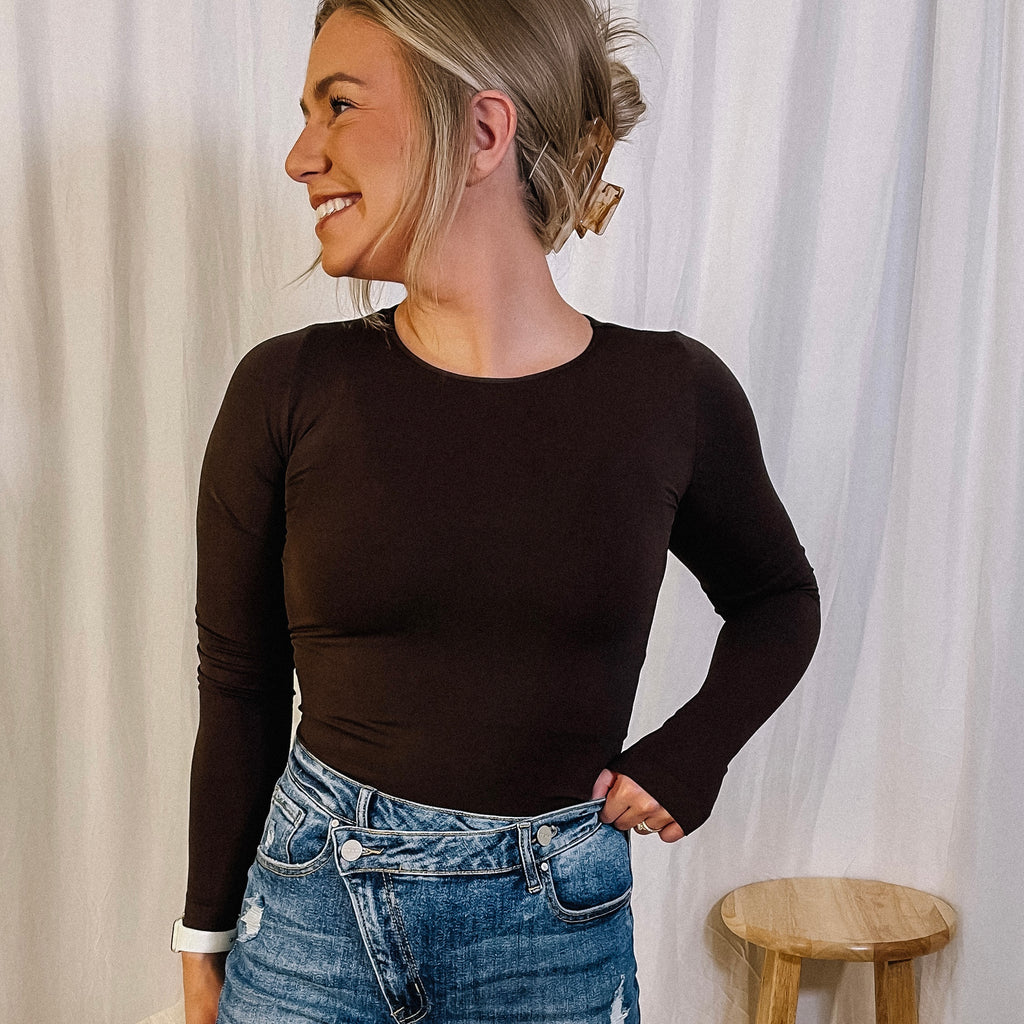 Very Necessary Basic Top - Brown