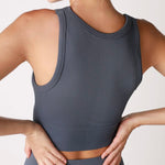 Classic Crop Tank - Ink Blue