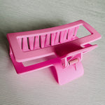 Jumbo Matte Hair Clip - Pink