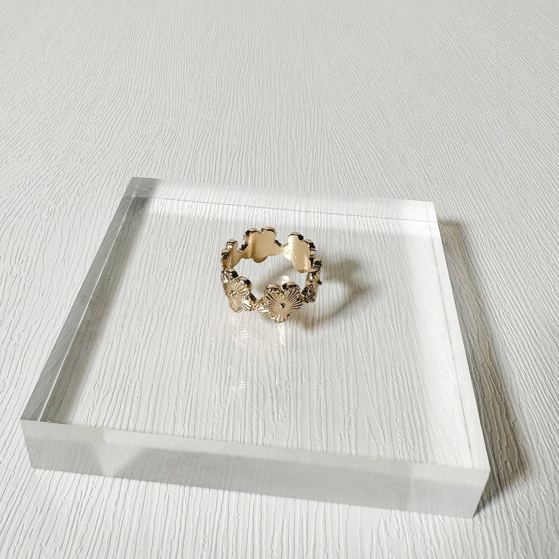 Gold Flower Ring