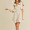 True Love Floral Jacquard Mini Dress