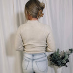 Don't Get It Twisted Cropped Sweater - LAST ONE