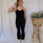 Hot Girl Walk Flared Fitted Jumpsuit