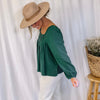 Less Is More Babydoll Top - Forest