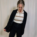 Pretty Neutral Striped Knit Tank