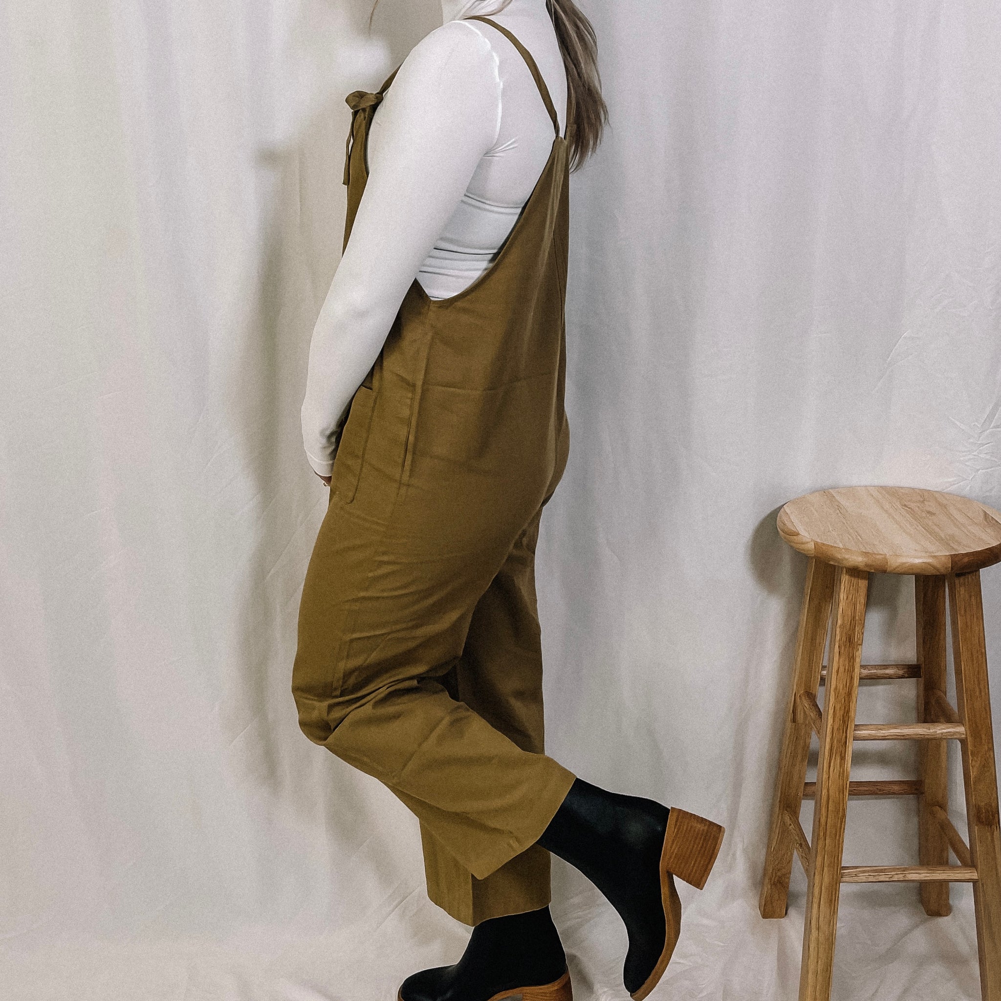 At The Orchard Button Down Overalls - LAST ONE