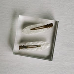 Crease Free Hair Clips Set - Pearl - LAST ONE