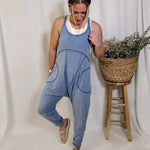 Ready To Travel Harem Jumpsuit - Sky