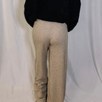 Coffee & Chill Ribbed Pants - Light Tan