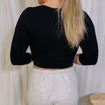 Feeling My Best Top - Black - LAST ONE