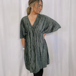Main Character Velvet Ribbed Dress