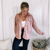 Cozy Oversized Shacket - Mauve