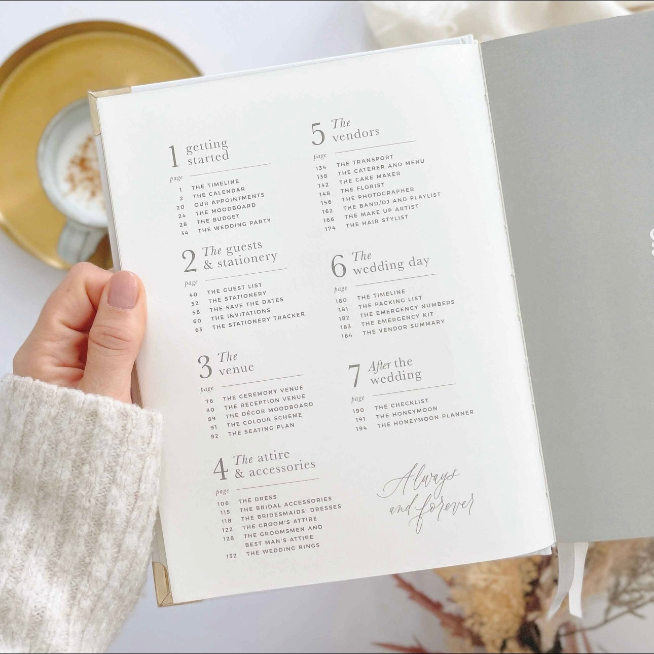 Luxury Wedding Planner Book - LAST ONE