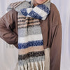 Stripe Fringe Scarf