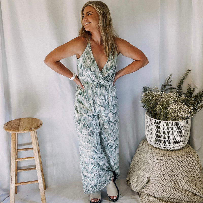 Cancun Nights Halter Jumpsuit